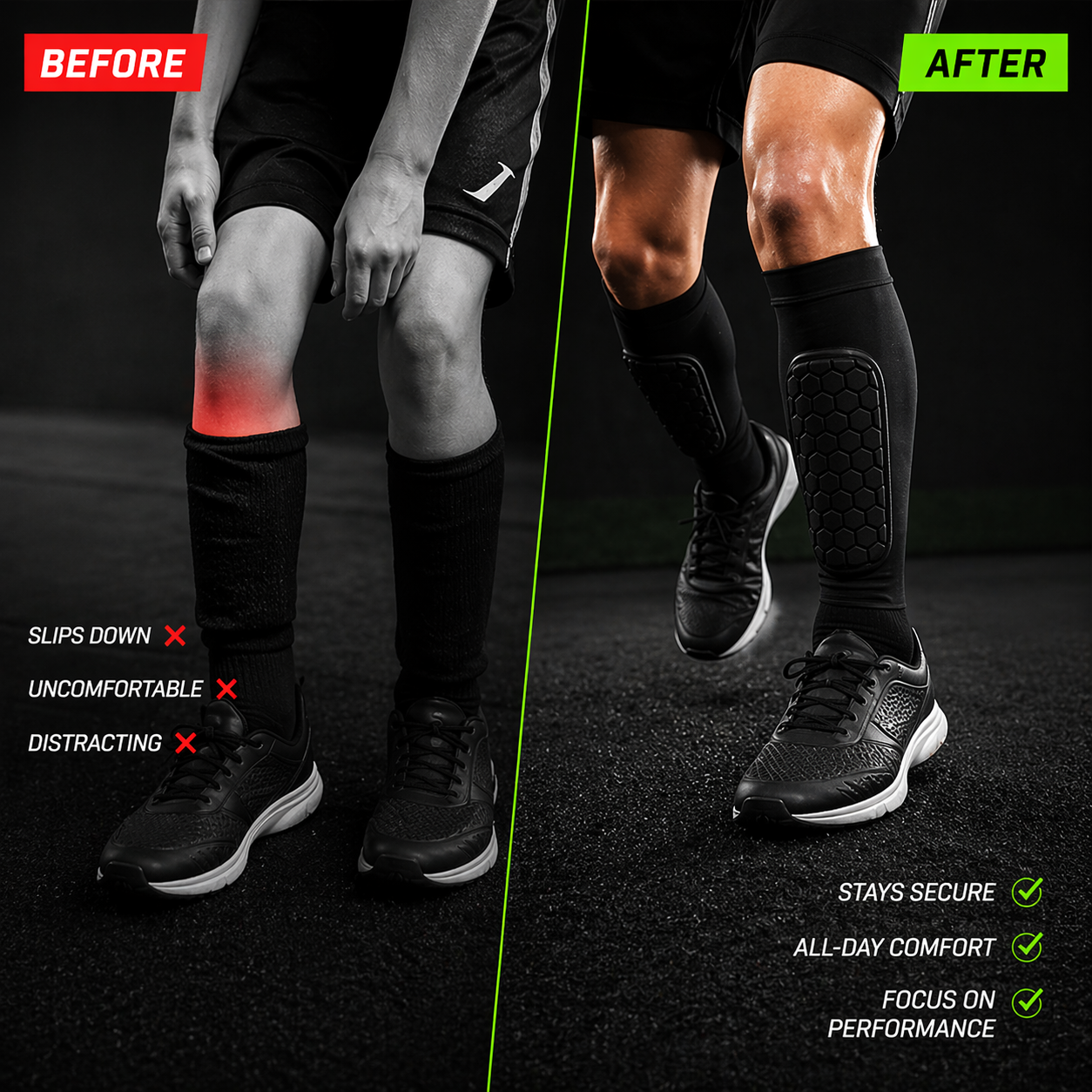 BUOYN™ Compression Shin Guards
