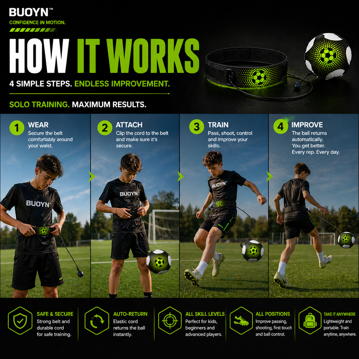 BUOYN™ SOLOSTRIKE Kick Trainer