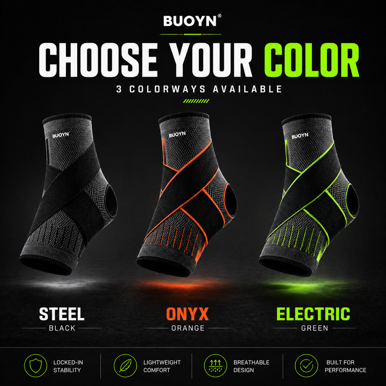 VORTEX™ LockFit Ankle Guards