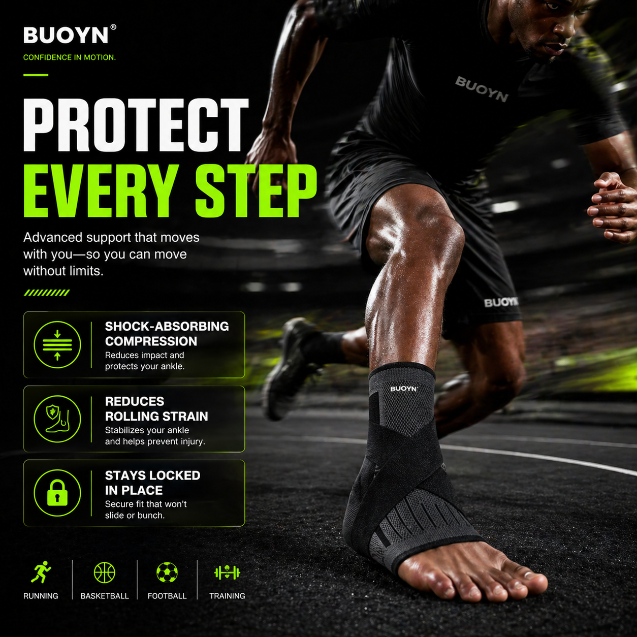 VORTEX™ LockFit Ankle Guards