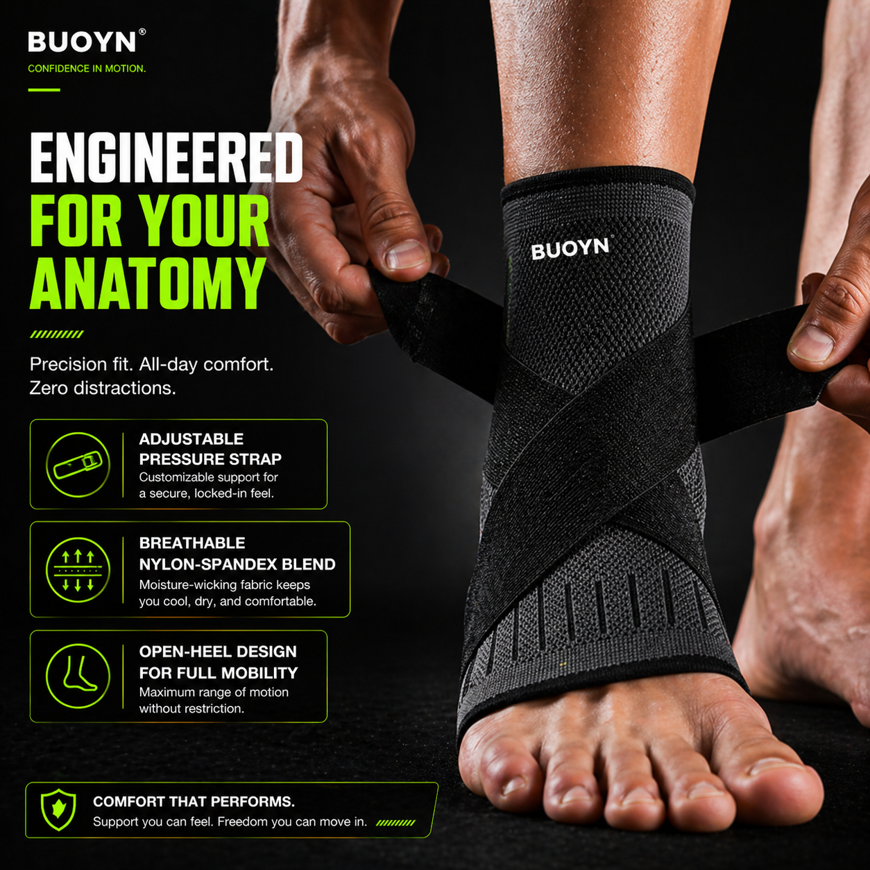 VORTEX™ LockFit Ankle Guards