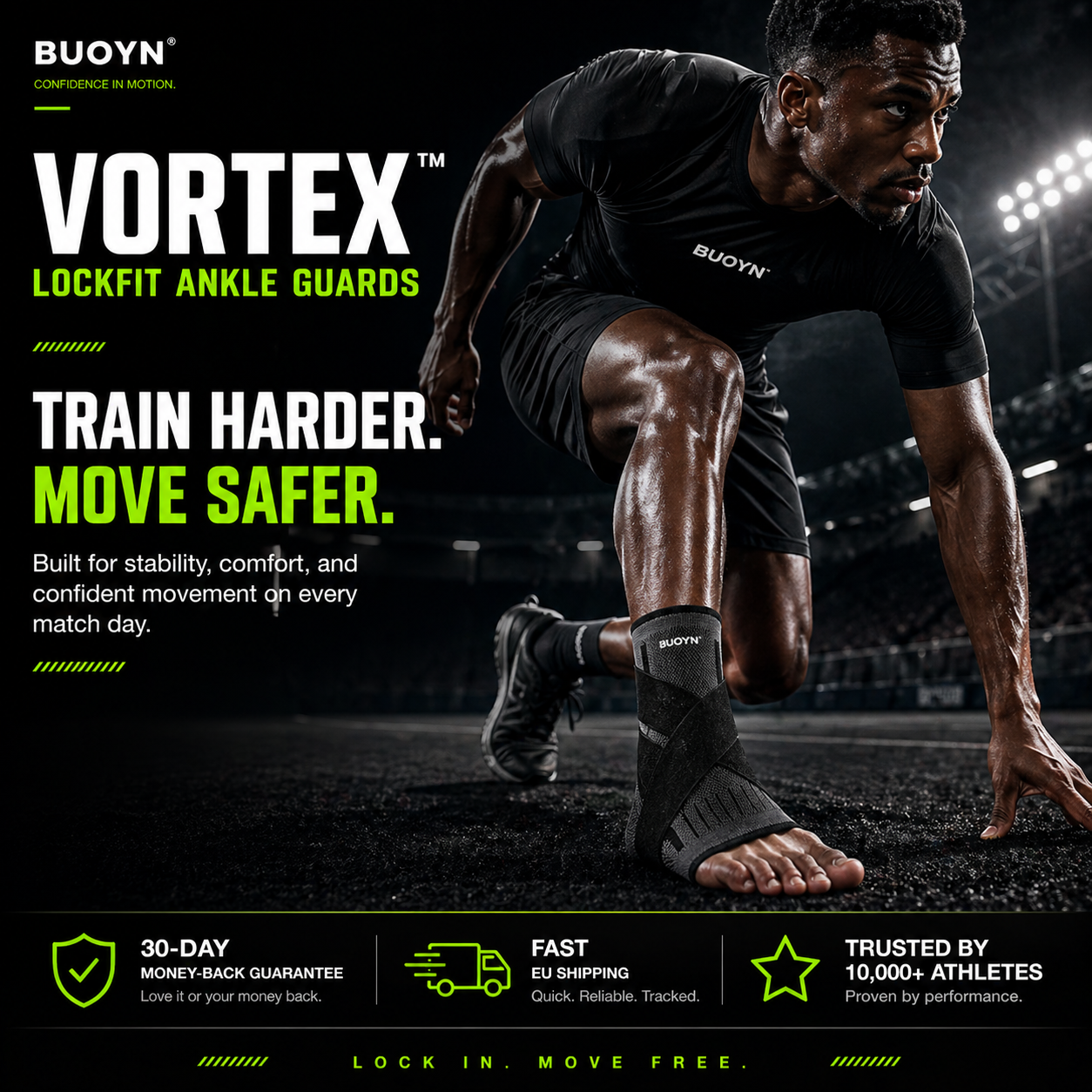 VORTEX™ LockFit Ankle Guards